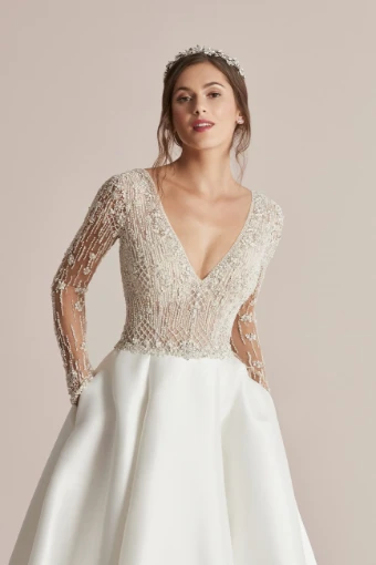 Justin Alexander Style No. Carson Was: €2745 | Now Only: €995 #1 Ivory/Nude thumbnail