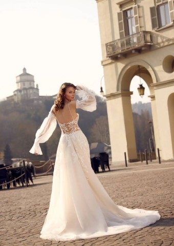 Madam Burcu Style No. 3015 Was: €2790 | Now Only: €1250 #1 Ivory/Nude thumbnail