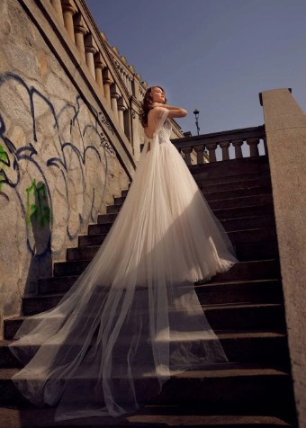 Madam Burcu Style No. 3032 Was: €2520 | Now Only: €1250 #1 Ivory/Nude thumbnail