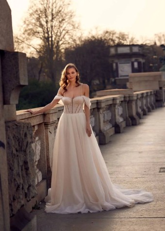 Madam Burcu Style No. 3047 Was: €2800 | Now Only: €1250 #0 Ivory/Nude thumbnail