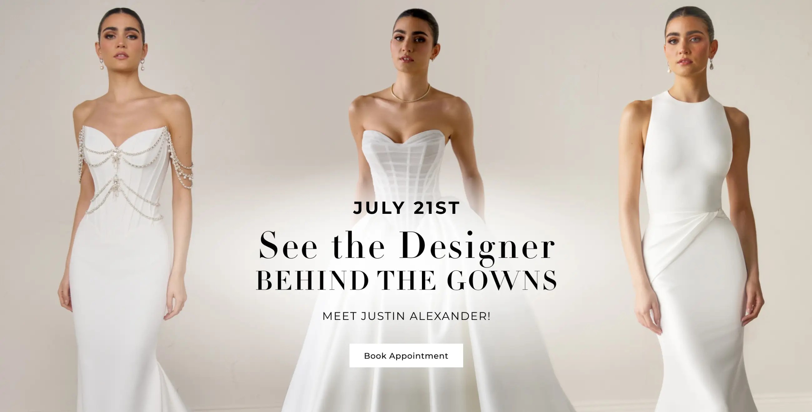 See the Designer Behind the Gowns - Justin Alexander